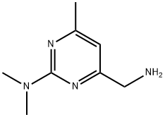 4-(氨基甲基)-N,N,6-三甲基嘧啶-2-胺 结构式