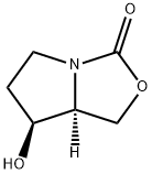 TRANS-7-羟基四氢吡咯[1,2-C]噁唑-3(1H)-酮 结构式