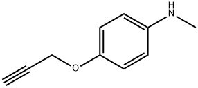 N-甲基-4-(丙-2-炔-1-基氧基)苯胺 结构式