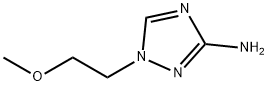 1-(2-甲氧基乙基)-1H-1,2,4-三唑-3-胺 结构式