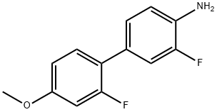 2',3-二氟-4'-甲氧基-1,1'-联苯]-4-胺 结构式