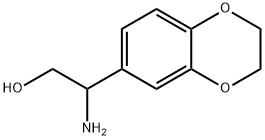 2-氨基-2-(2,3-二氢苯并[B][1,4]二氧杂环己烷-6-基)乙烷-1-醇 结构式