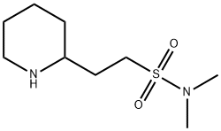 2-Piperidin-2-yl-ethanesulfonic acid dimethylamide 结构式