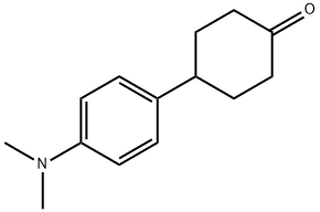 4-[4-(Dimethylamino)phenyl]cyclohexanone 结构式