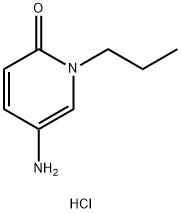 5-氨基-1-丙基-1,2-二氢吡啶-2-酮盐酸 结构式