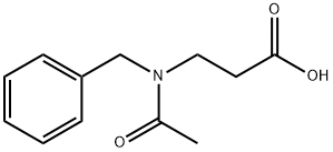 3-(N-benzylacetamido)propanoic acid 结构式