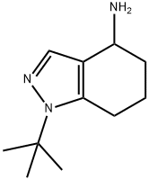 1-tert-butyl-4,5,6,7-tetrahydro-1H-indazol-4-amine 结构式