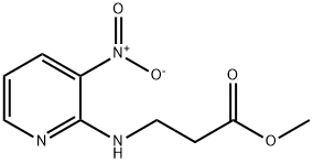 methyl 3-[(3-nitropyridin-2-yl)amino]propanoate 结构式