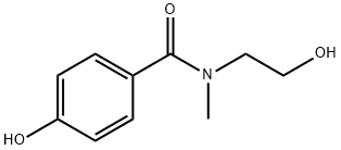4-羟基-N-(2-羟乙基)-N-甲基苯甲酰胺 结构式