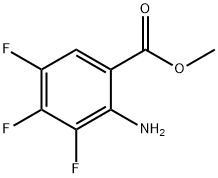 METHYL 2-AMINO-3,4,5-TRIFLUOROBENZOATE 结构式