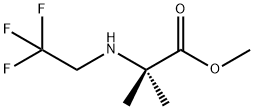 methyl 2-methyl-2-((2,2,2-trifluoroethyl)amino)propanoate 结构式