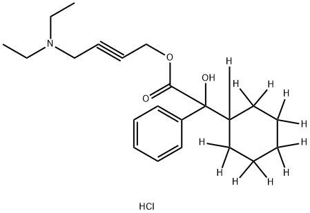盐酸奥昔布宁-D11 结构式