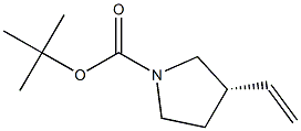 tert-butyl (S)-3-vinylpyrrolidine-1-carboxylate 结构式