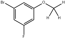 3-Fluoro-5-(methoxy-d3)-bromobenzene 结构式