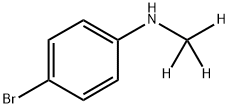 4-(Methylamino-d3)-bromobenzene 结构式