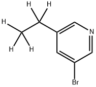 3-Bromo-5-(ethyl-d5)-pyridine 结构式