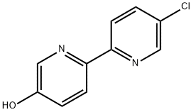5-Hydroxy-5'-chloro-2,2'-bipyridine 结构式