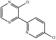 3,5'-Dichloro-2-(2'-pyridyl)pyrazine 结构式