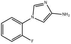 4-Amino-1-(2-fluorophenyl)imidazole 结构式