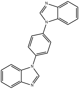 1,1'-(1,4-Phenylene)bis[1H-benzimidazole] 结构式