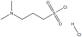 3-(dimethylamino)propane-1-sulfonyl chloride hydrochloride 结构式