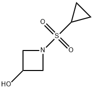 1-(cyclopropanesulfonyl)azetidin-3-ol 结构式