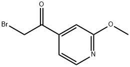 2-BROMO-1-(2-METHOXYPYRIDIN-4-YL)ETHANONE 结构式