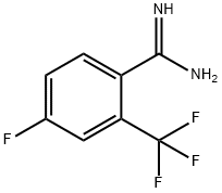 4-fluoro-2-(trifluoromethyl)benzamidine 结构式