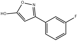 3-(3-氟苯基)-5-羟基异噁唑 结构式