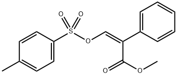 Methyl (Z)-2-phenyl-3-(tosyloxy)acrylate 结构式