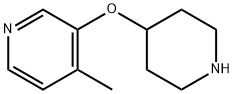 4-methyl-3-(piperidin-4-yloxy)pyridine 结构式