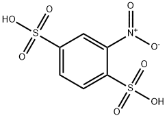 1,4-Benzenedisulfonic acid, 2-nitro- 结构式