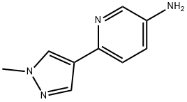 6-(1-METHYL-1H-PYRAZOL-4-YL)PYRIDIN-3-AMINE 结构式