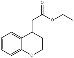 2-(苯并二氢吡喃-4-基)乙酸乙酯 结构式