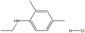 N-乙基-2,4-二甲基苯胺盐酸 结构式