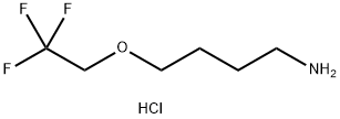 4-(2,2,2-trifluoroethoxy)butan-1-amine hydrochloride 结构式