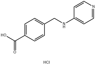 4-{[(pyridin-4-yl)amino]methyl}benzoic acid hydrochloride 结构式
