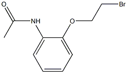 N-[2-(2-溴乙氧基)苯基]乙酰胺 结构式
