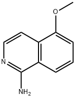 5-甲氧基异喹啉-1-胺 结构式