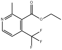ethyl 2-methyl-4-(trifluoromethyl)nicotinate 结构式