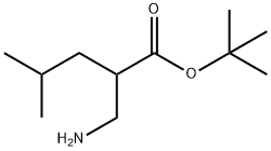 tert-butyl 2-(aminomethyl)-4-methylpentanoate 结构式