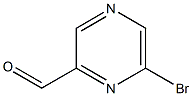 6-溴吡嗪-2-甲醛 结构式