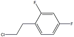 1-(2-氯乙基)-2,4-二氟苯 结构式
