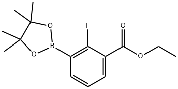 2-氟-3-甲氧羰基苯基硼酸频哪醇酯 结构式