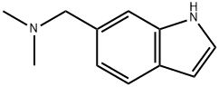 1-(1H-indol-6-yl)-N,N-dimethylmethanamine 结构式