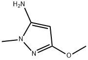 1-甲基-3-甲氧基-5-氨基吡唑 结构式