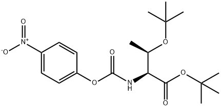 (2S,3R)-tert-butyl3-(tert-butoxy)-2-(((4-nitrophenoxy)carbonyl)amino)butanoate 结构式