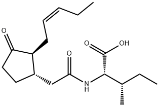 N-[(-)-茉莉酰基]-(L)-异亮氨酸(JA-L-ILE) 结构式