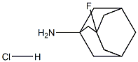 3-Fluoro-1-aminoadamantane hydrochloride 结构式