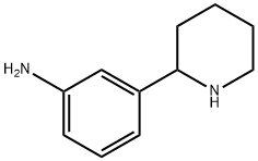 3-(哌啶-2-基)苯胺 结构式
